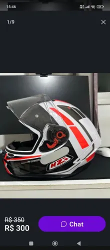 Vendo Capacete n°59 novo na caixa nunca usado. 