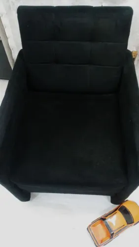 Poltrona de veludo 