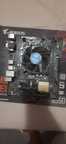 PLACA MÃE H110-M + PROCESSADOR PENTIUM G4560
