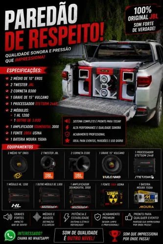 PAREDÃO AUTOMOTIVO (SOM)