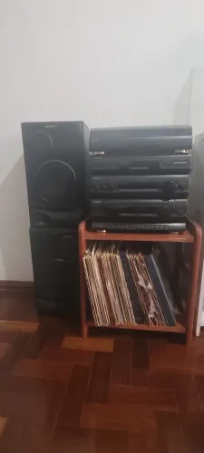 Rádio roxa disco Sony LBT-46W