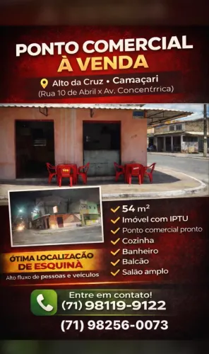PONTO COMERCIAL À VENDA