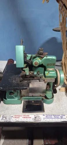 Máquina de Costura Overlock Semi-Industrial Two Lion GN1-6D 3 Fios Verde