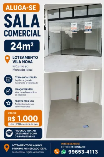 Alugo SALA COMERCIAL EM PALHOÇA!