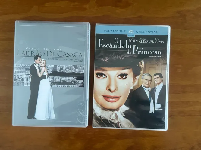 Dvd Filmes Clássicos Ladrão de Casaca e O escândalo da princesa