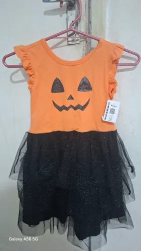 Vestido infantil halloween