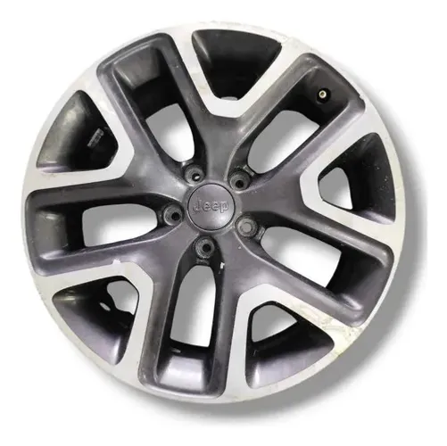 Roda Aro 18 5x110 Jeep Renegade 2016 2021 Com Detalhe Prata