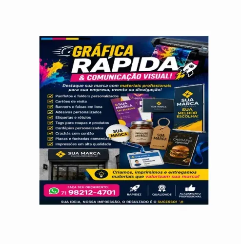 Gráfica rapída e comunicação visual: Destaque sua empresa