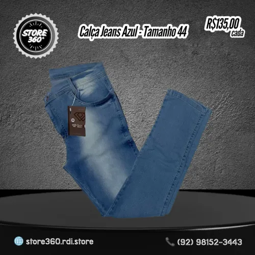 Calça Jeans Azul Tamanho 44