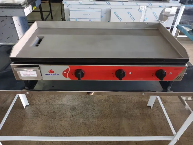 Chapa Bifeteira Progás 100cm PR1000G Style Aço Inox a Gás Baixa Pressão