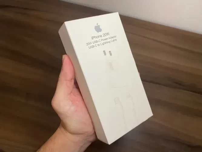 Carregador para iPhone 20w + Cabo USB-C Lightning | Novo