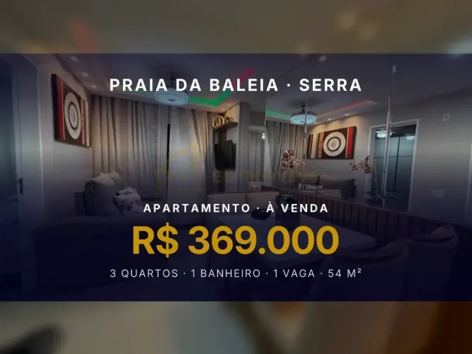 Seu novo lar em Praia da Baleia: Apartamento com 3 quartos e móveis planejados!