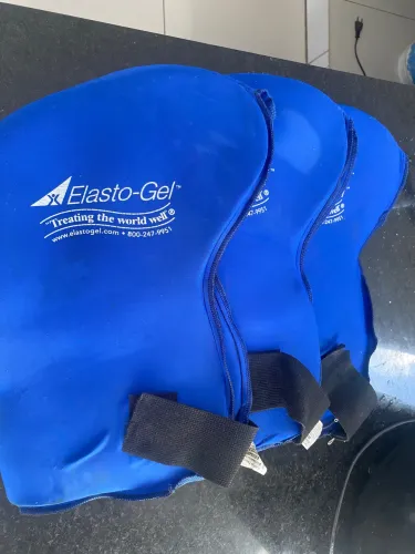 Touca Térmica Elasto Gel - Tamanho G/I - Grande - Large Azul Sem