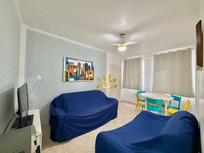 Apartamento com 2 dormitórios a 1 quadra da Praia das Pitangueiras Alfa Imóveis Guarujá
