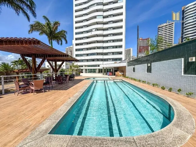 Apartamento no Ed. Chabloz com 3 dormitórios à venda, 127 m² por R$ 999.000 - Cocó - Forta