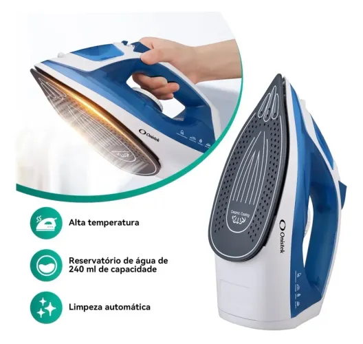 Ferro De Passar A Vapor 240ml Seco E Vapor 2000w 127v 220v