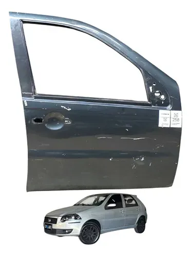 Porta Dianteira Direita Fiat Palio Elx 1.4 2008 A 2014 Dianteira Direita Azul