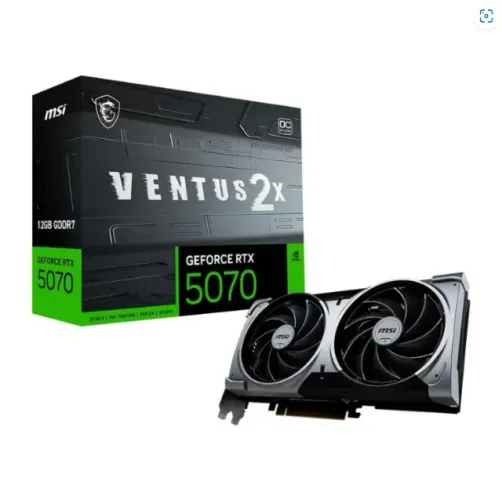 PLACA DE VIDEO RTX 5070 12GB MSI VENTUS 2X
