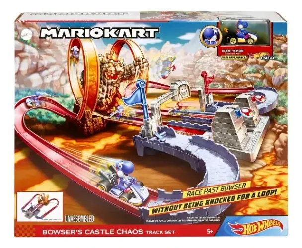 Pista Hot Wheels Super Mario Kart Castelo Do Caos Mattel Gnm22