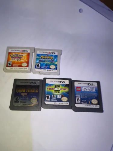 Cartuchos para Nintendo ds e 3ds