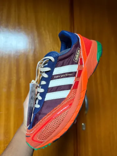 Tênis Adidas Adizero 72SL x Bad Bunny Azul Verde e Roxo Tamanho 39BRA