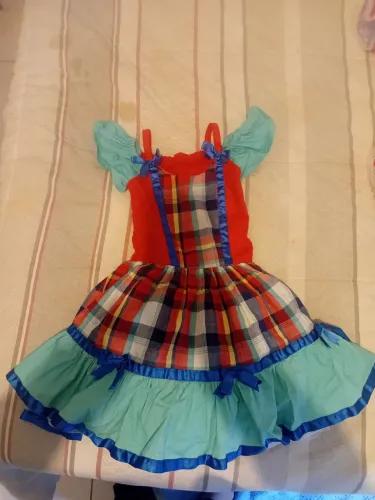 Vestido Festa Junina 4 anos