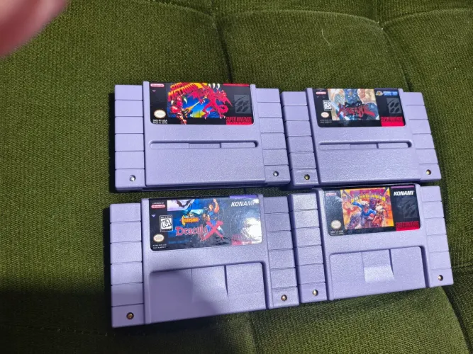 lote de jogos de snes