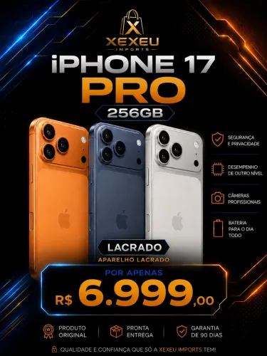 Iphone 17 Pro 256GB Ultima unidade azul