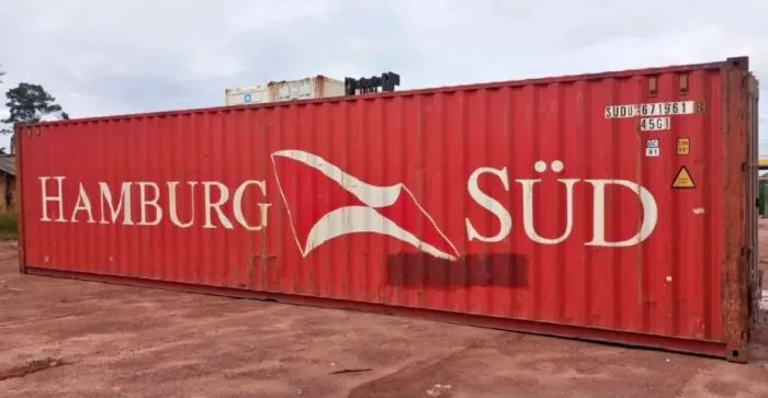Container marítimo bruto para depósito