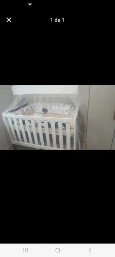 Kit berço completo novíssimo 