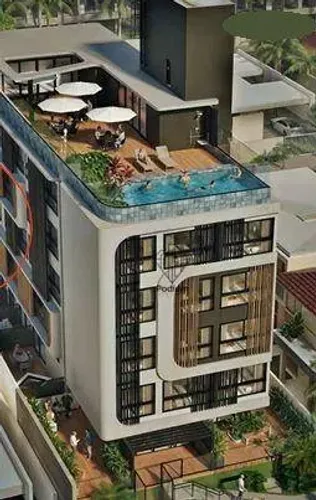 Flats Studio térreo com área privativa á 70m da praia no bairro de Intermares - FL1034