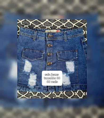 Saia jeans