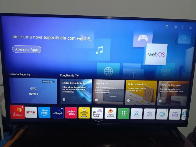 Tv LG smart 55 polegadas 4k 