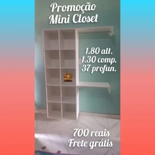Promoção mini closet 