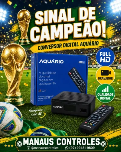 Conversor paa tvs não digitais e gravador