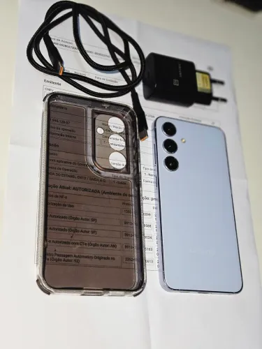 Galaxy S24 512GB 8GB Ram - Nota Fiscal<br>Cor: Azul Excelente - Samsung