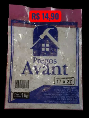 Pregos 17x27 Cabeça Dupla 