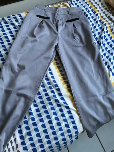 Calça social cinza