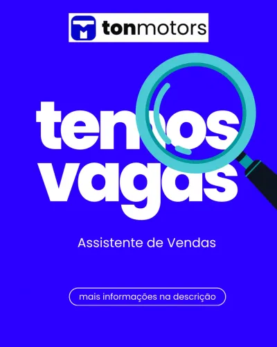 ASSISTENTE DE VENDAS E CAPTAÇÃO DE VEÍCULOS