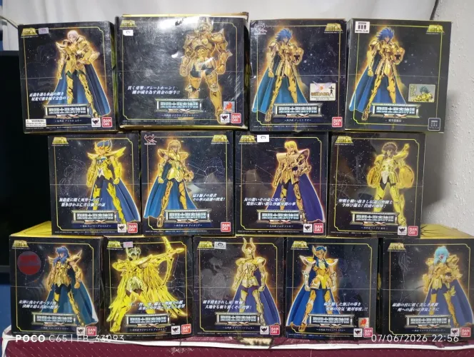Kit 13 cloth mith ex ouro Bandai
