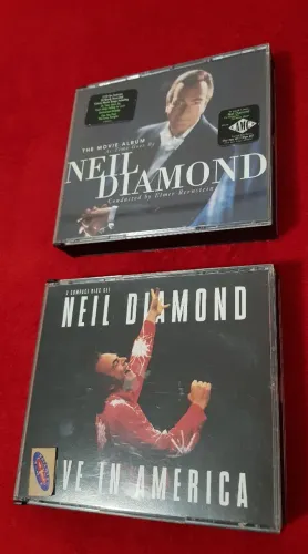 Neil Diamond - 2 box set cds duplo ( As time goes by ) ( Live in America )