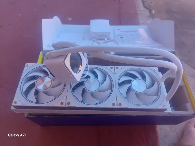 Water Cooler 360mm AstroBeat Jungle Leopard Com Telinha Branco
