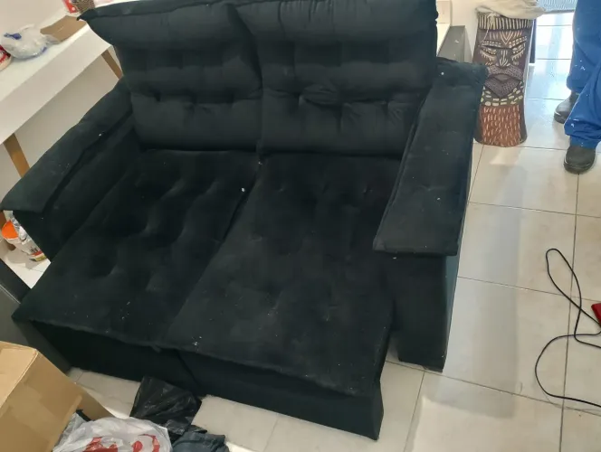 Sofá Retrátil e Reclinável 2 Lugares - Muito Confortável