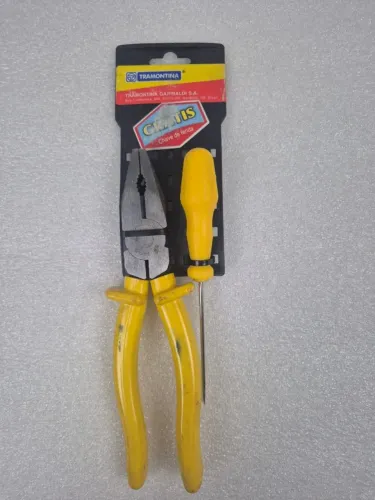 Kit Alicate Universal 8 Isolado + Chave Fenda 1/8x3