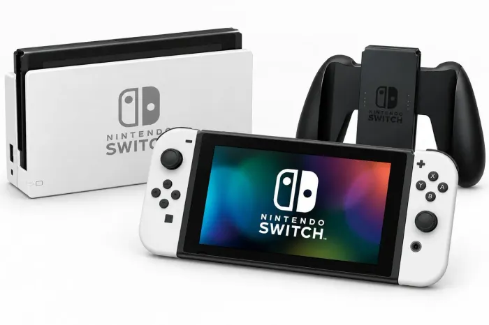 Nintendo Switch 1 versão Oled 64gb Com Joy branco (acompanha caixa)