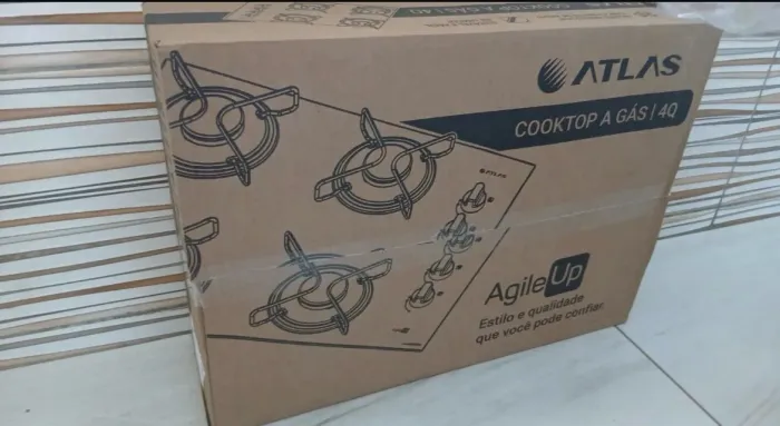 cooktop na caixa