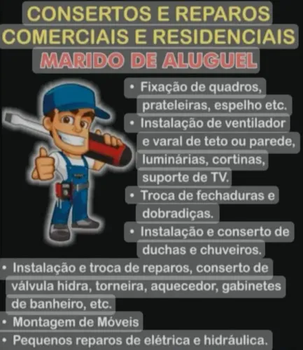 Marido de aluguel reparos e reformas