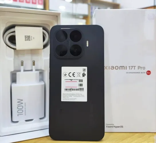 Celular Xiaomi 17T Pro 512/12 Preto Lacrado 