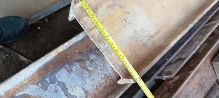 VIGA I DE FERRO 30CM LARGURA X 3,40MT COMPRIMENTO /// R$1020,00
