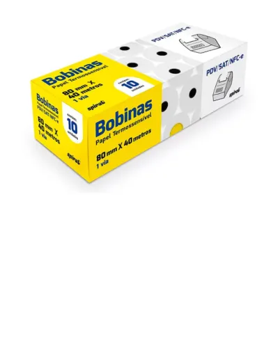 bobina para cupom / pdv 80x40